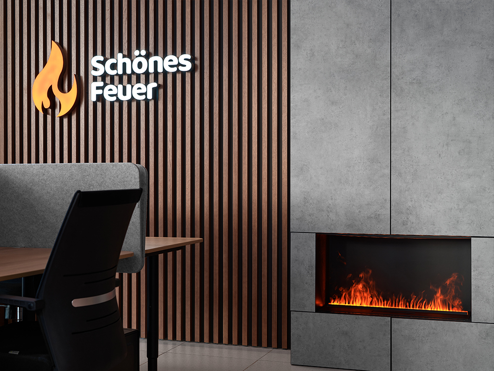 Интерьер шоурума Schönes Feuer