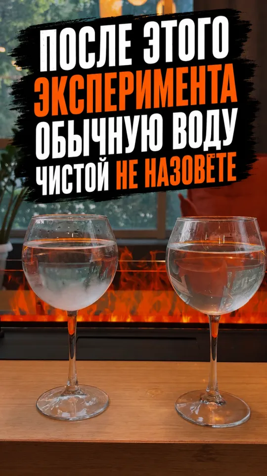 Дистиллированная вода vs обычная. Сравнили обычную воду с дистиллированной в эксперименте.