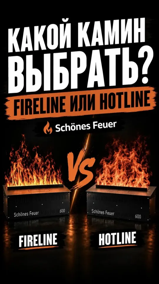 Какой камин выбрать? FireLine или HotLine