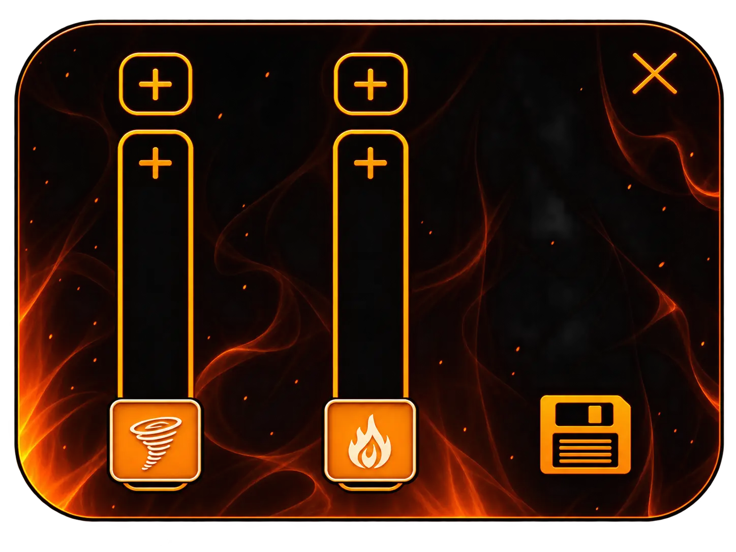 Schones_Feuer_FireLine_дисплей_регулировка_настройки_пламени