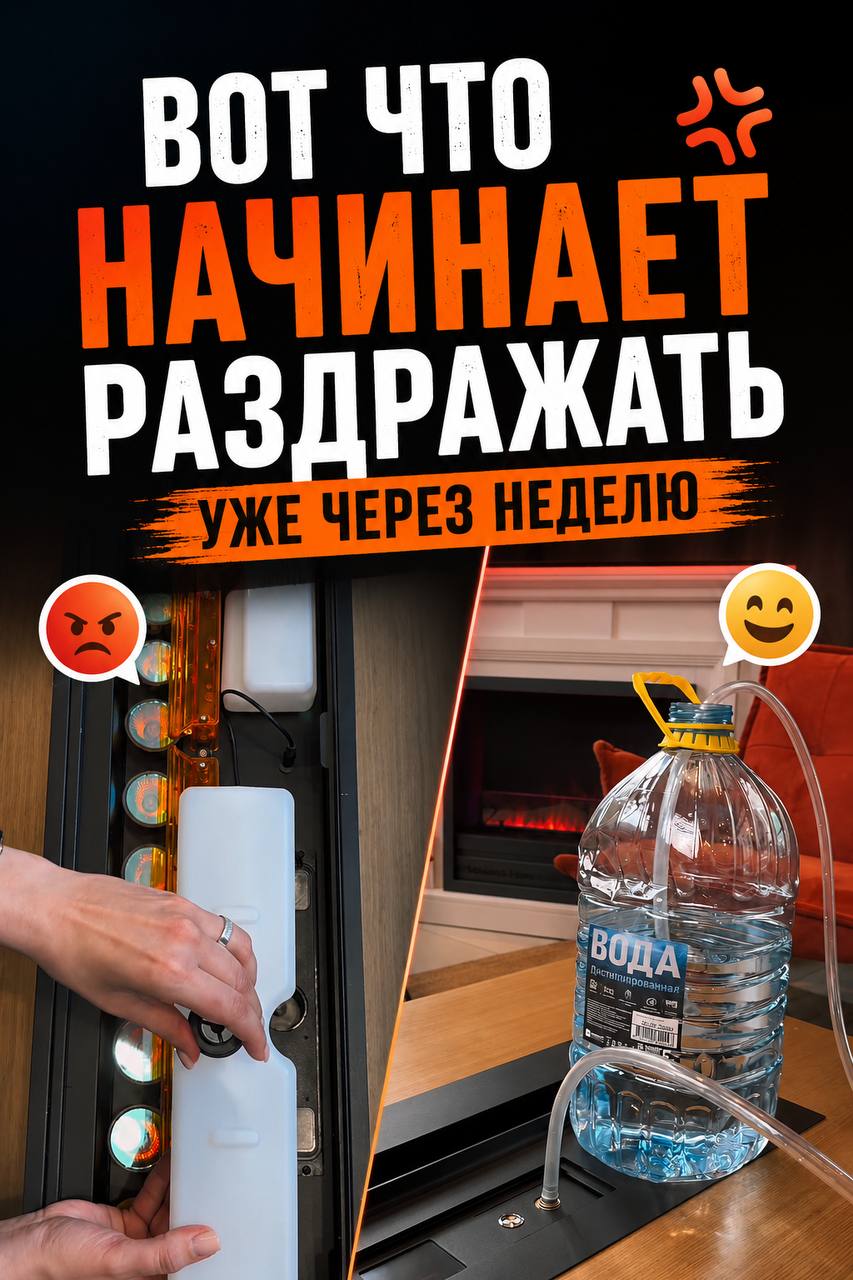 Какую воду заливать в паровой камин